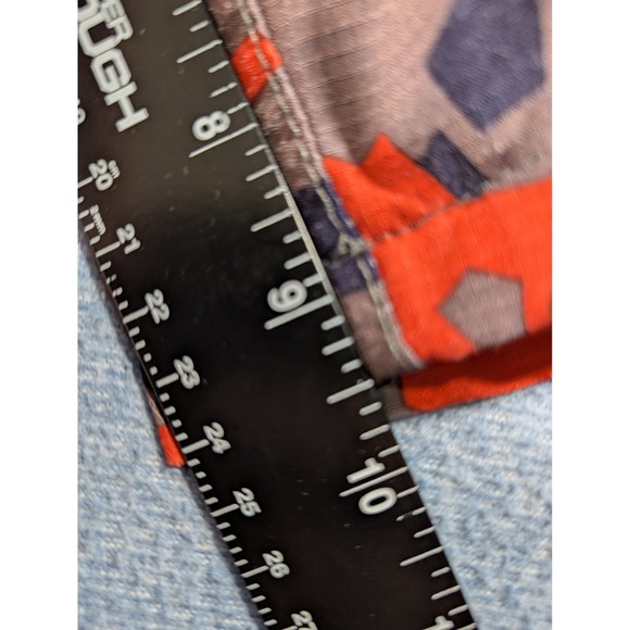 Eddie Bauer Boys Swim Trunks Orange Grey Camo Ripstop Mesh Lined Size L 14/16 - Picture 4 of 7